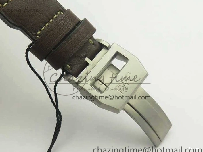 MIROTIME 0306 Big Pilot IW501004 Titanium ZF 1:1 Best Edition Black Dial On Brown Leather Strap A ZeroBulk 7212